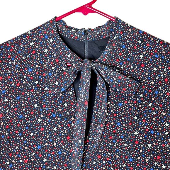 Madewell Stars 100% Silk Dress Size 4 - Picture 10 of 13